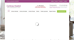 Desktop Screenshot of cortinasmadrid.com